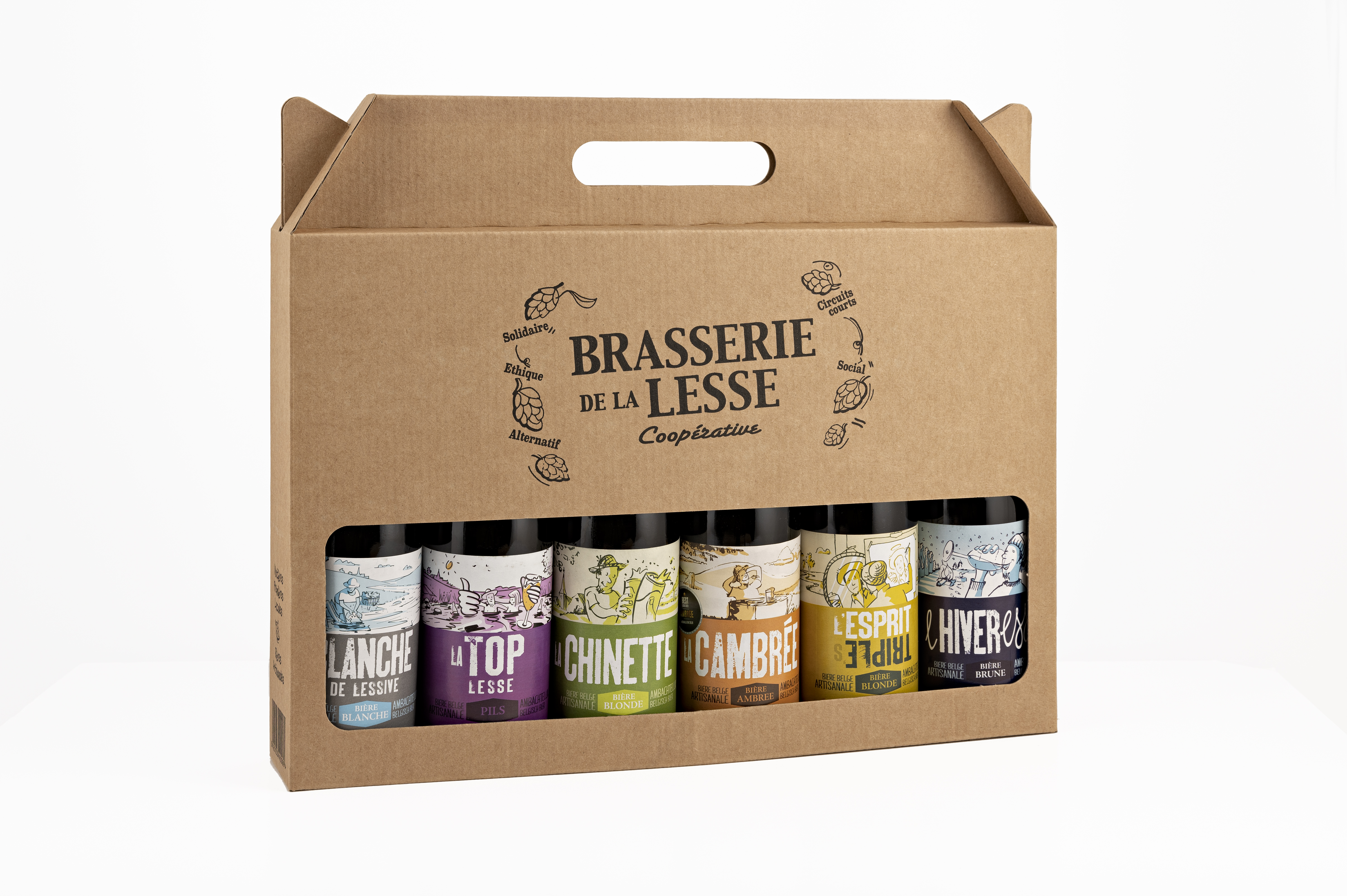 Brasserie de la Lesse Pack cadeau 6 bières - 5027
